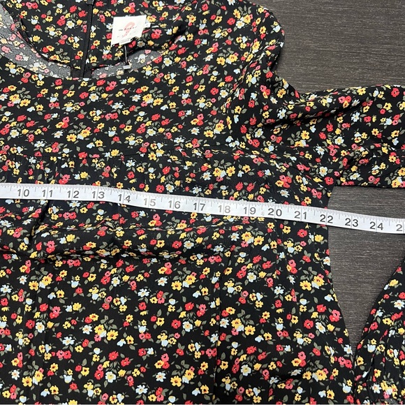 The Nines by Hatch Maternity NWT Black Ditsy Floral Maternity Dress Size: XL - Picture 6 of 12